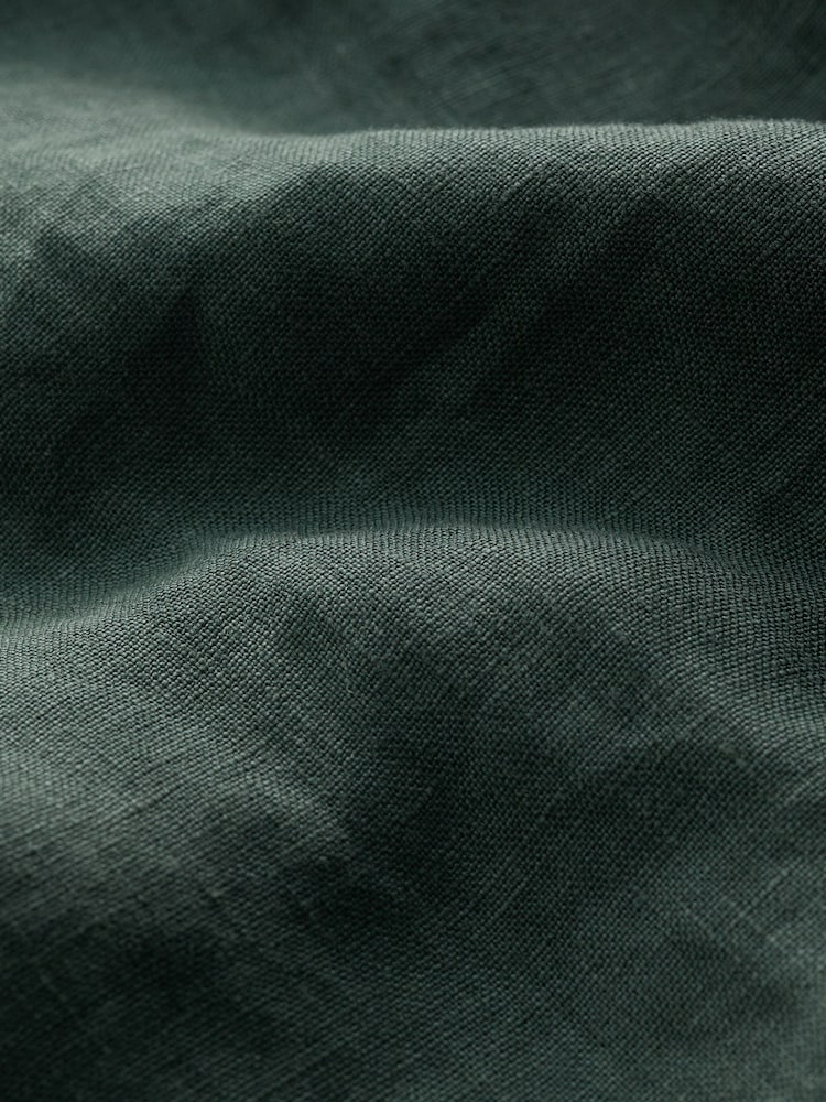 Seasalt Cornwall Green Mens Porlock 100% Linen Shirt - Image 5 of 5
