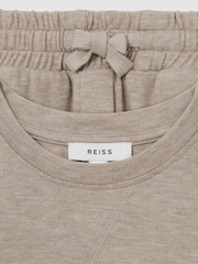 Reiss Oatmeal Finley 9-13 yrs Top And Trousers Lightweight Lounge Set - Image 4 of 4