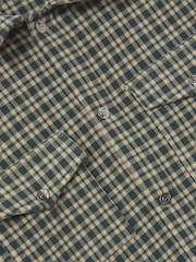 Reiss Green Glen Check Patch-Pocket Overshirt - Image 6 of 6