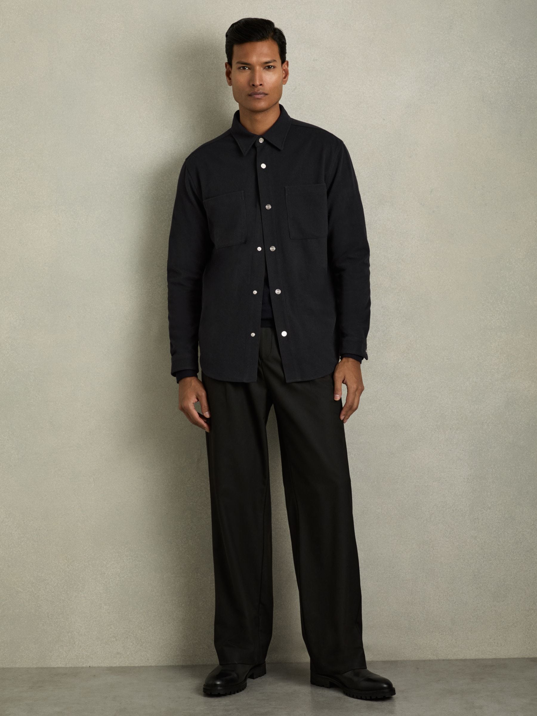 Buy Celtic & Co. Mens Waxed 100% Cotton Brown Overshirt from