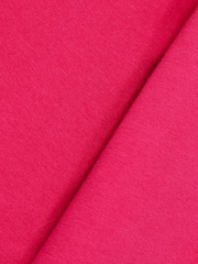 Reiss Bright Pink Carey 9-13 yrs Cotton-Jersey Roll-Neck Top with Stretch - Image 4 of 4