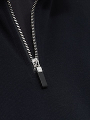 Reiss Navy Creek Brushed-Corduroy Half-Zip Jumper - Image 6 of 6