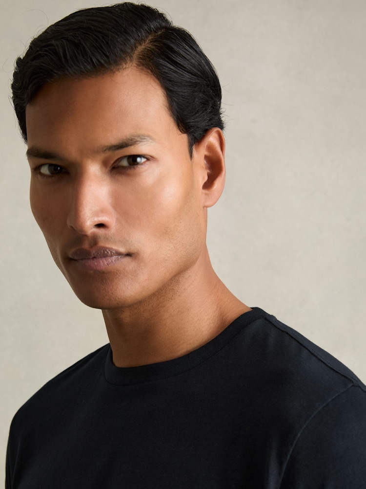 Reiss Blue Multi Bless 3 Pack 3 Pack Of Crew Neck T-Shirts - Image 1 of 6