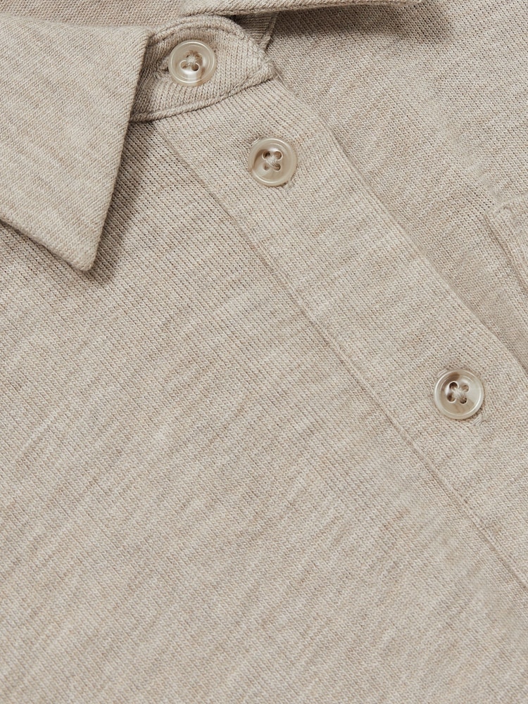 Reiss Oatmeal Rita 13-14 yrs Jersey Mélange Drawstring Boilersuit - Image 4 of 4