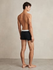 Reiss Navy Joseph 3 Pack Stretch-Cotton Boxers - Image 3 of 4