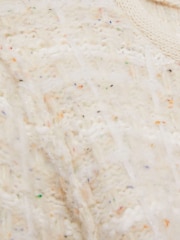 Reiss Felicity Tweed Effect Cardigan with Merino - Slika 7 iz 7