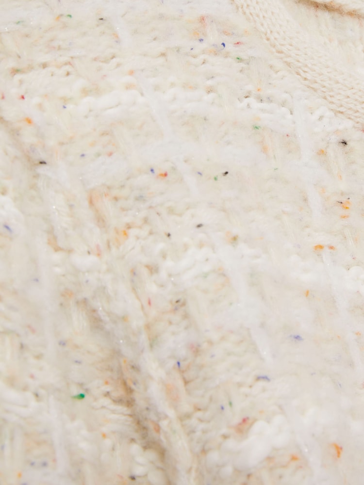Reiss Felicity Tweed Effect Cardigan with Merino - Slika 7 iz 7