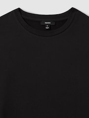 Reiss Black Diego Crew-Neck Jersey T-shirt - Image 5 of 5