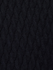 Marinha - de malha de caxemiraReiss Harrogate com Atelier Crew gola  Jumper - Imagem 6 de 6