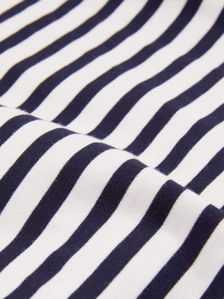 Reiss Navy Sassy 9-13 yrs Oversized Striped Cotton T-Shirt - Image 4 of 4 Reiss Navy Sassy 9-13 yrs Oversized Striped Cotton T-Shirt - Image 4 of 4