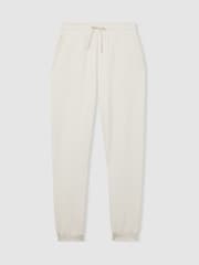 Reiss Off White Callum Cotton-Blend Jersey Joggers - Image 2 of 6