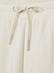 Reiss Off White Callum Cotton-Blend Jersey Joggers - Image 6 of 6