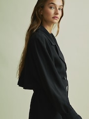Florere Double Breasted Belted Trench Coat - Image 5 of 7