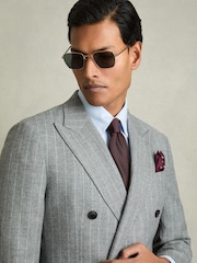 Reiss Bordeaux Ceremony Gift Set Tie And Pocket Square Gift Set - Image 2 of 6