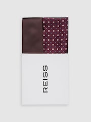 Reiss Bordeaux Ceremony Gift Set Tie And Pocket Square Gift Set - Image 3 of 6