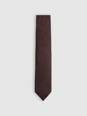 Reiss Bordeaux Ceremony Gift Set Tie And Pocket Square Gift Set - Image 4 of 6