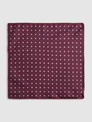 Reiss Bordeaux Ceremony Gift Set Tie And Pocket Square Gift Set - Image 5 of 6