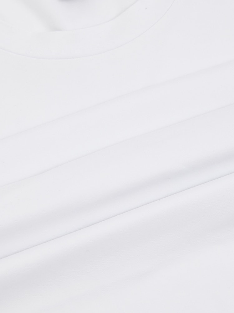 Reiss White Diego Crew-Neck Jersey T-shirt - Image 6 of 6