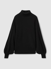 Florere Wool Blend Roll Neck Jumper - Image 2 of 6