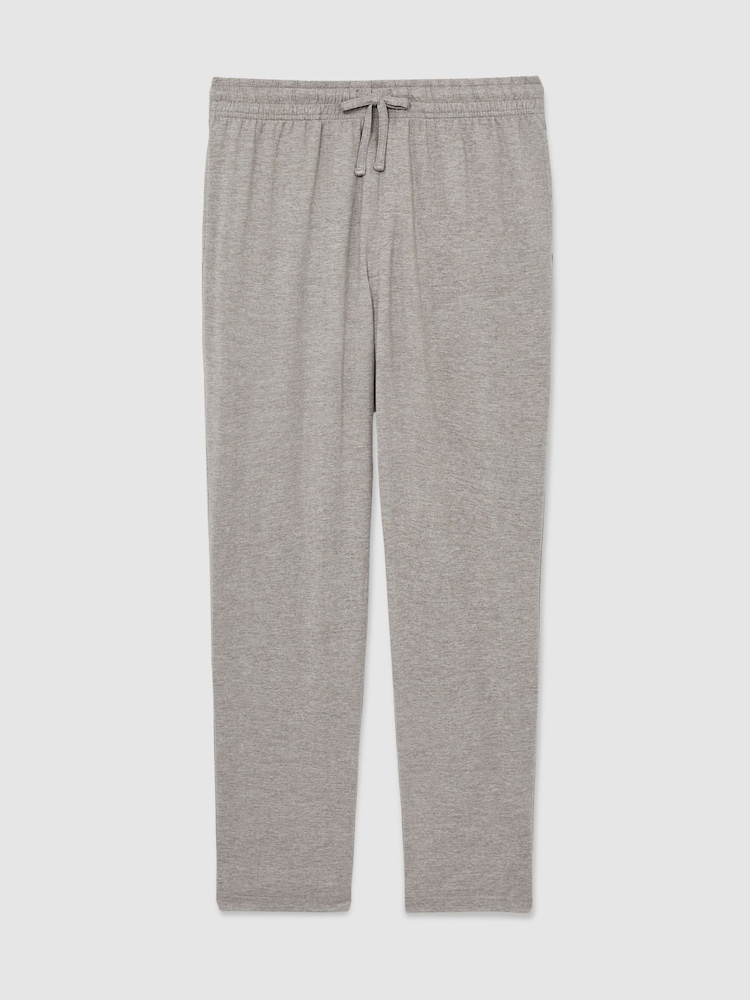 Reiss Grey Melange Colorado Tapered Stretch-Jersey Joggers - Image 2 of 6