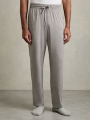 Reiss Grey Melange Colorado Tapered Stretch-Jersey Joggers - Image 3 of 6
