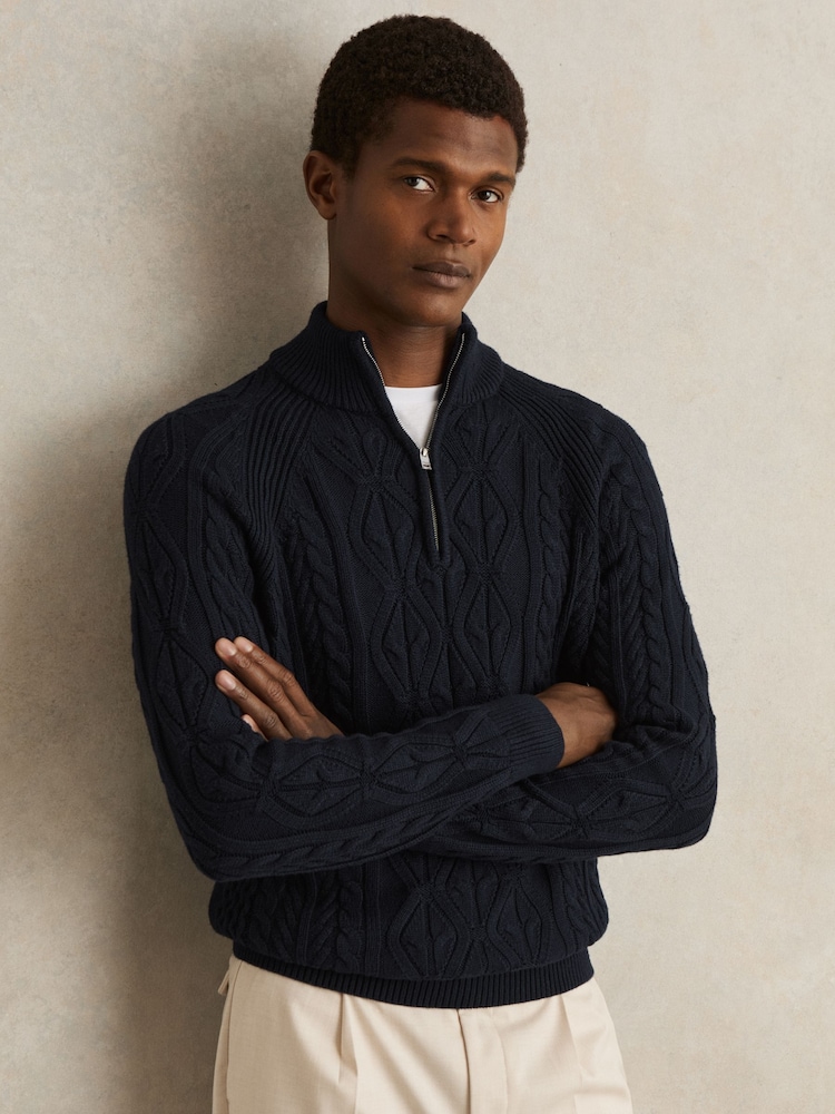 Reiss Navy Oe Lancashire - Image 1 of 6