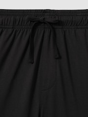 Reiss Black Denver Denver Drawstring-Waist Jersey Shorts - Image 6 of 6
