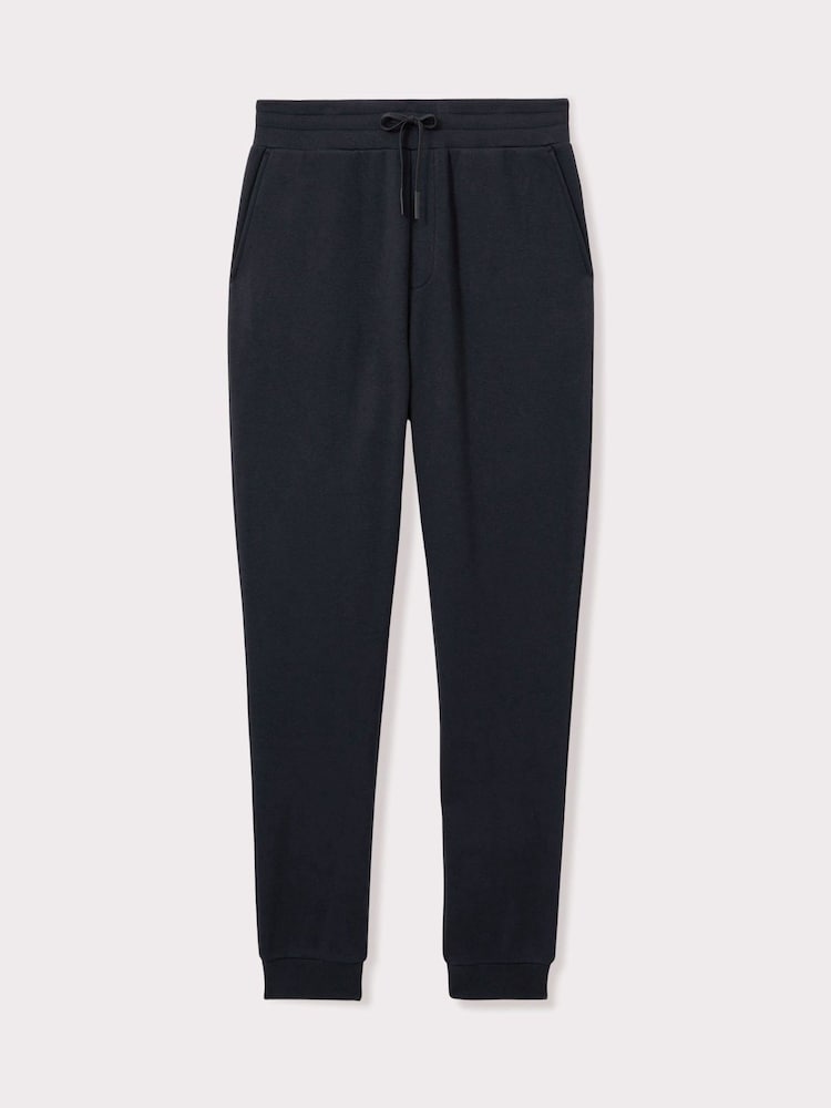 Reiss Navy Callum Cotton-Blend Jersey Joggers - Image 2 of 6