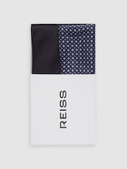 Reiss Navy Ceremony Gift Set Tie And Pocket Square Gift Set - Image 3 of 6