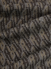 Bufanda de vestir con monograma en jacquard y sarga de seda Mallory de Reiss - Imagen 5 de 5