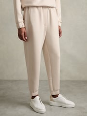 Reiss Stone Laney Tapered Elasticated Waist Joggers - Image 3 of 7
