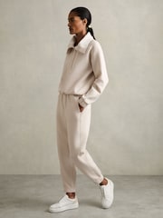 Reiss Stone Laney Tapered Elasticated Waist Joggers - Image 4 of 7