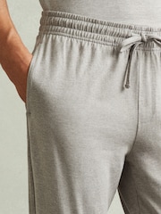 Reiss Grey Melange Bastil Tapered Stretch-Jersey Joggers - Image 5 of 6
