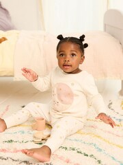 Pink/Grey Moon & Stars Pyjamas 2 Pack (9mths-8yrs) - Image 4 of 4