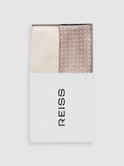 Reiss Oatmeal Ceremony Gift Set Tie And Pocket Square Gift Set - Image 3 of 6