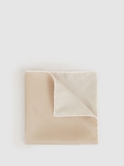 Pañuelo de bolsillo de seda con diseño de puntitos Liam de Reiss - Imagen 1 de 4
