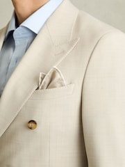 Pañuelo de bolsillo de seda con diseño de puntitos Liam de Reiss - Imagen 2 de 4
