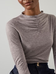 LK Bennett Grey Laurie Wool Blend Jersey - Bild 3 von 3