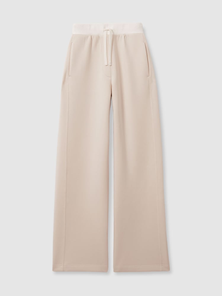 Reiss Laney Interlock Wide-Leg Drawstring Joggers - Bild 2 von 6 Reiss Laney Interlock Wide-Leg Drawstring Joggers - Bild 2 von 6