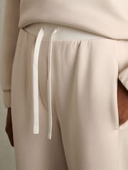 Reiss Laney Interlock Wide-Leg Drawstring Joggers - Bild 4 von 6