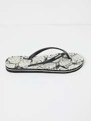 Portloe Black Flip Flop - Image 1 of 3