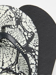 Portloe Black Flip Flop - Image 3 of 3