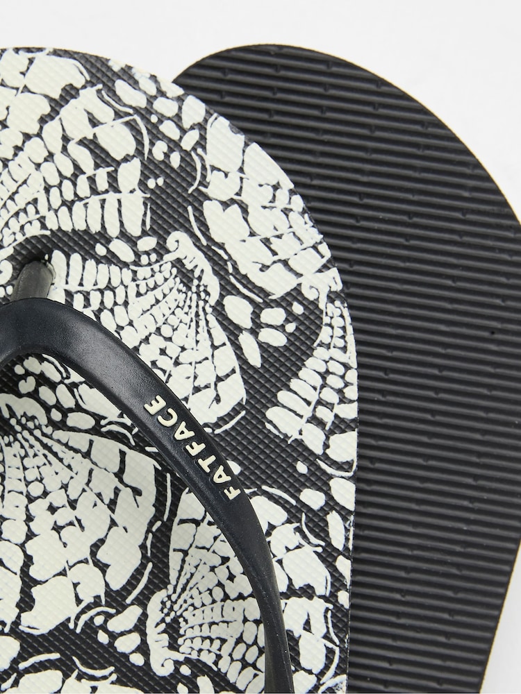 Portloe Black Flip Flop - Image 3 of 3