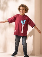 Angel & Rocket Red Sonic Washed Graphic 100% Cotton T-Shirt - Image 2 of 4