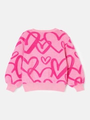 Angel & Rocket Pink Lola Love Jumper - Image 5 of 6