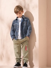 Angel & Rocket Blue Charlie Corduroy 100% Cotton Shirt - Image 3 of 4
