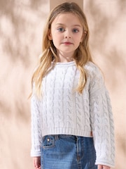 Angel & Rocket Silver Ariel 100% Cotton Jumper - Image 1 of 3