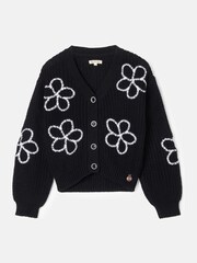 Angel & Rocket Black Bonnie Flower Cardigan - Image 4 of 6