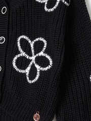 Angel & Rocket Black Bonnie Flower Cardigan - Image 6 of 6