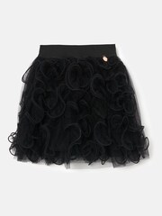 Angel & Rocket Black Colette Spiral Mesh Skirt - Image 3 of 5